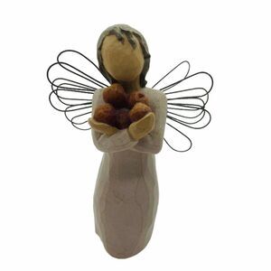Willow Tree Good Health Angel Figurine 2003 Susan Lordi Harvest Apples Angel